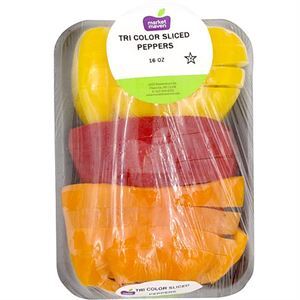 Tri Color Sliced Peppers, 16 OZ