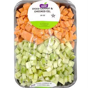 Diced Carrot & Checked Cel, 18 OZ
