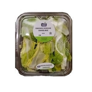 Checked Chopped Romaine Leaves, Lettuce 8 OZ