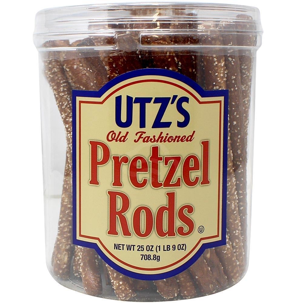 Utz Old Fashioned Pretzel Rods, 25 Oz