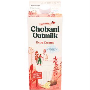 Chobani Oat Milk Plain Extra Creamy, 52 Oz
