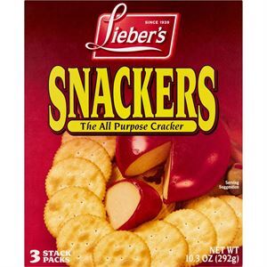 Lieber's Snackers Salted, 3 Packs, 12 Oz