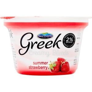 Norman's Greek Creamy Blends Summer Strawberry, 5.3 Oz