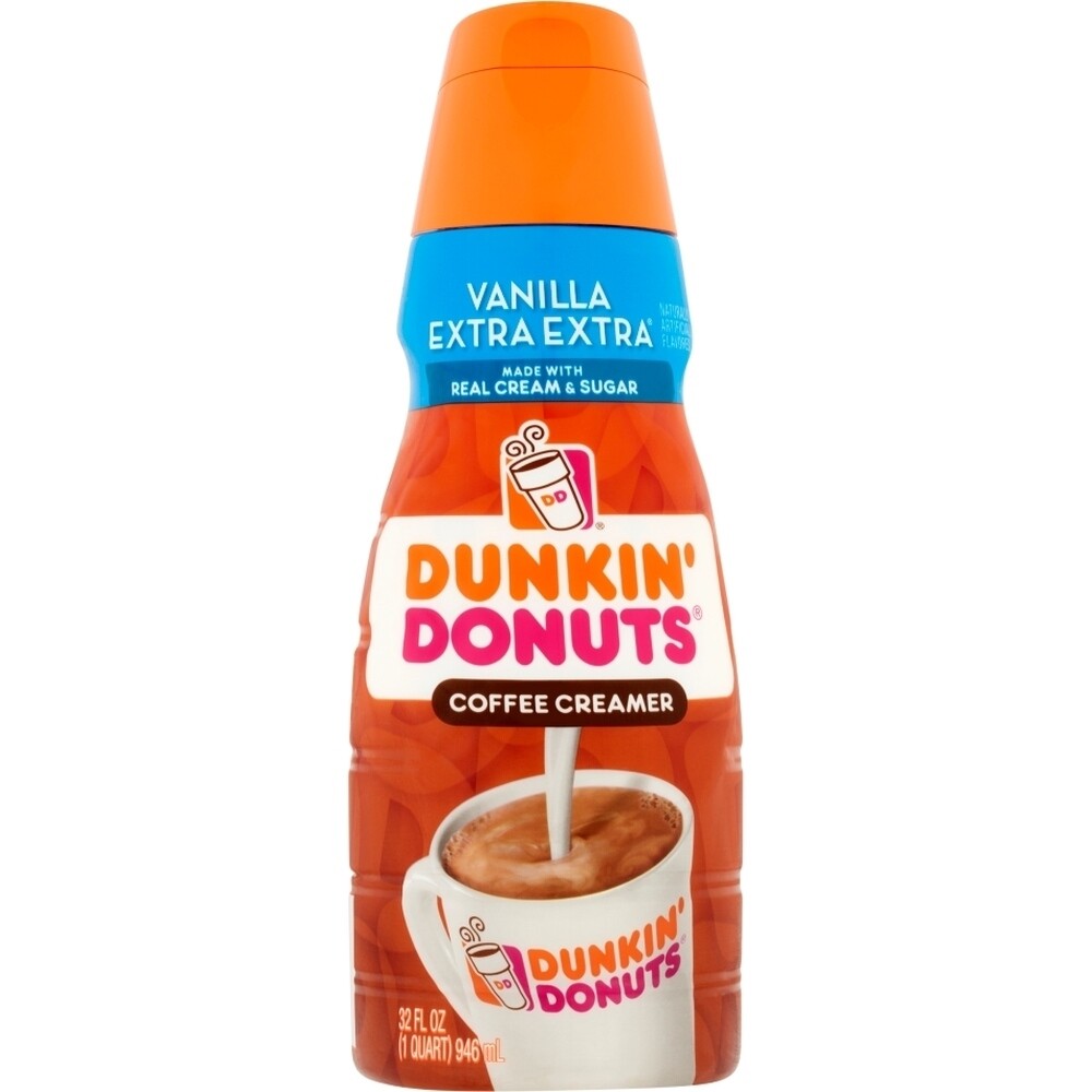Dunkin' Donuts Coffee Creamer Vanilla, 32 Oz
