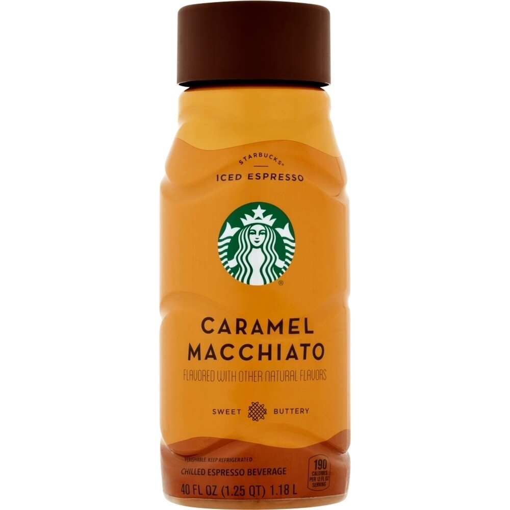 Starbucks Caramel Macchiato Ice Espresso Classic, 40 Oz