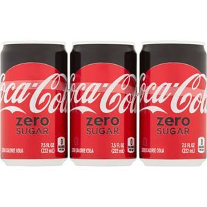 Coca Cola Zero Sugar, 6 Cans, 7.5 Oz