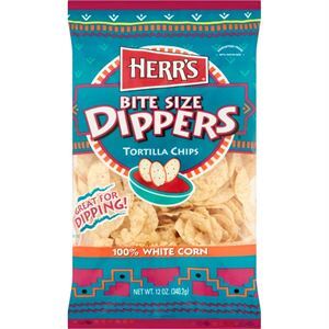 Herr's Tortilla Chips Bite Size Dippers, 13 Oz
