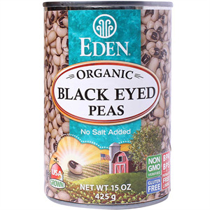 Eden Black Eyed Peas, Organic, 15 Oz