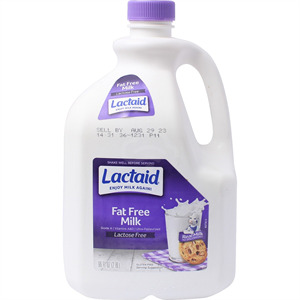 Lactaid Milk Fat Free, 96 Oz