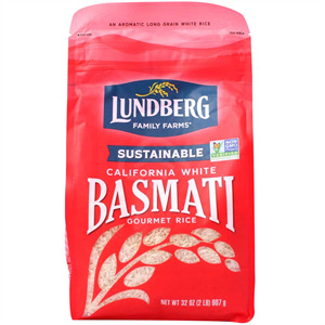 Lundberg Basmati Rice California White, 32 Oz