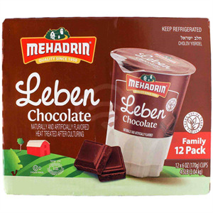 Mehadrin Chocolate Leben, 12 Pack, 6 Oz