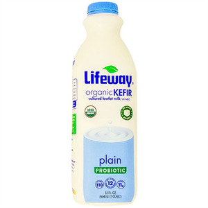 Lifeway Kefir Milk Lowfat Plain, 32 Oz
