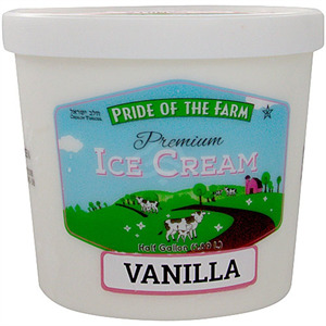 Pride Of The Farm Premium Ice Cream Vanilla, 64 Oz