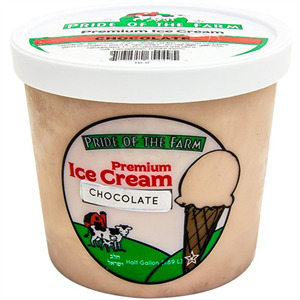 Pride Of The Farm Premium Ice Cream Chocolate, 64 Oz