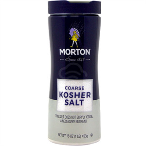 Morton Kosher Salt Coarse, 16 Oz