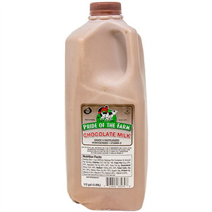 Pride Of The Farm Choc Milk, 1/2 Gal.