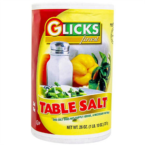 Glick's Table Salt, 26 Oz
