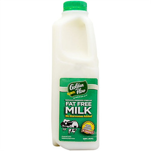 Golden Flow Milk Fat Free, 32 Oz