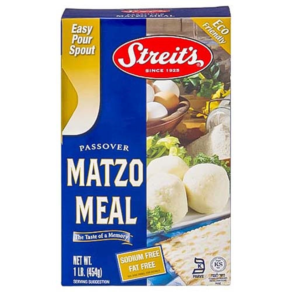 Streit's Matzo Meal Sodium Free Fat Free, 16 Oz