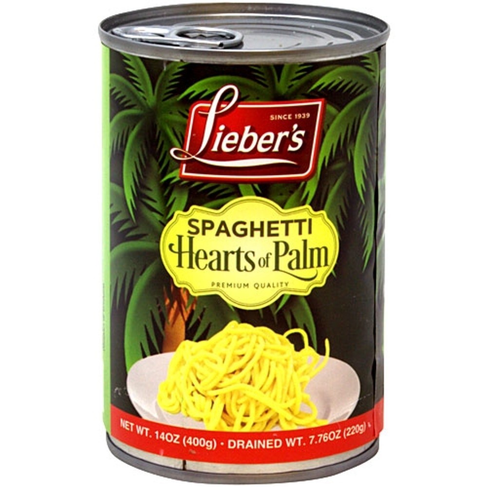 Lieber's Hearts Of Palm Spaghetti, 14 Oz