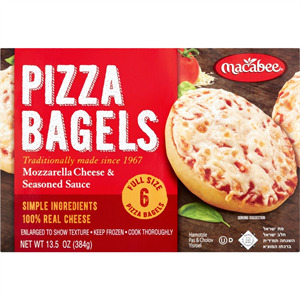 Macabee Bagel Pizza, 6 Pizza Bagels, 13.5 Oz