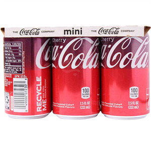 Coca Cola Cherry Cans 7.5 Oz, 6 Ct