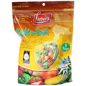 Lieber's Sack'n-Boil Soup Net, 8 Bags