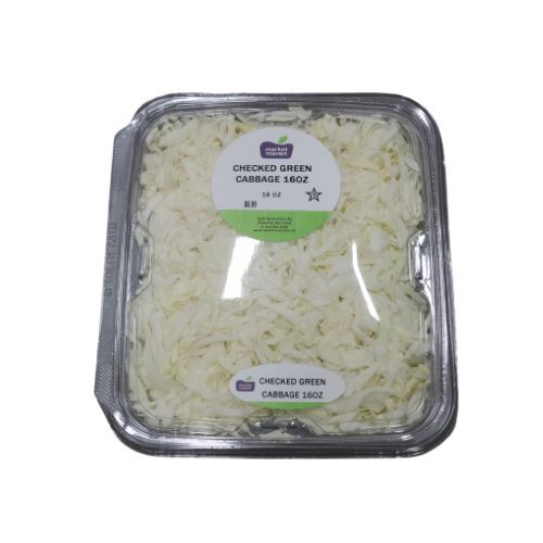 Checked Shredded Green Cabbage, 16 OZ