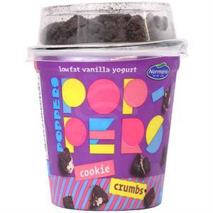 Norman's Yogurt Poppers Low Fat Vanilla With Cookie Crumbs, 5.3 Oz