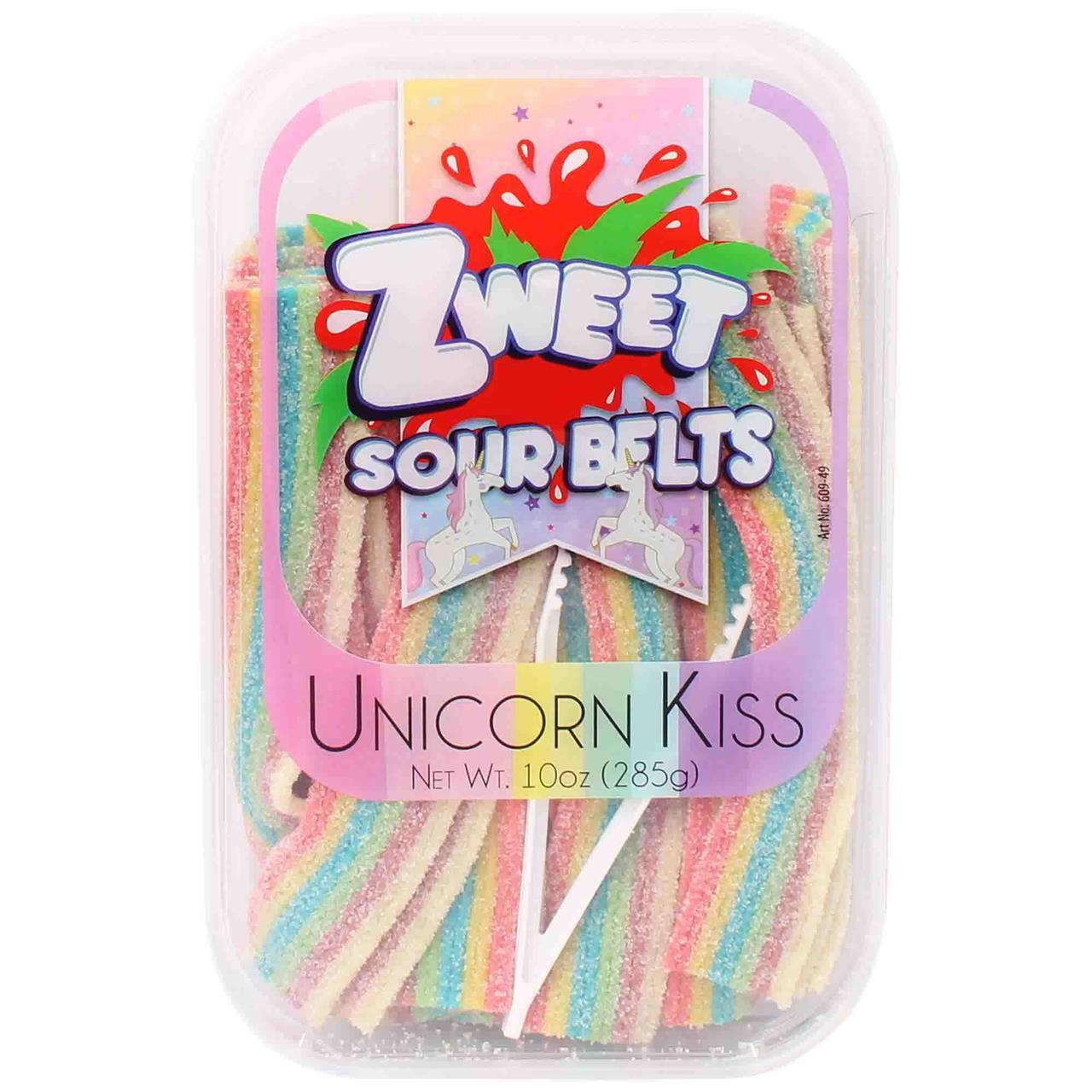 Zweet Sour Belts Unicorn Kiss, 10 Oz