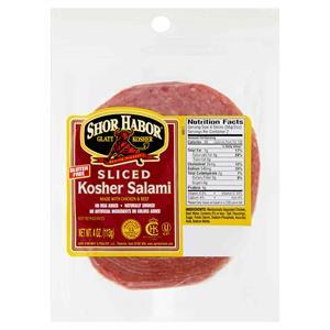 Shor Habor Sliced Kosher Salami, 4 Oz