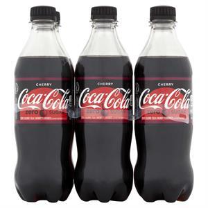 Coca Cola Cherry Zero, 16.9 Oz
