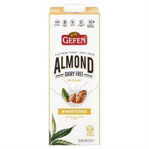 Gefen Almond Milk Sweetened Dairy Free, 33.8 Oz