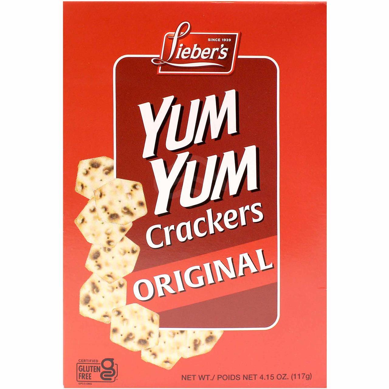 Lieber's Yum Yum Crackers Original, 4.15 Oz