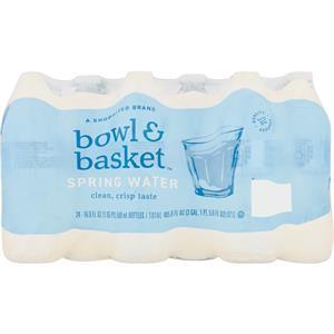 Bowl &  Basket Bowl & Basket Spring Water, 24 Pk