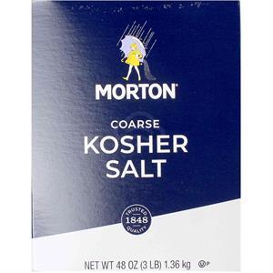 Morton Coarse Kosher Salt, 48 Oz