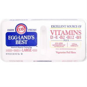 Egg Land's Best Eggs Large White, 18 Ct